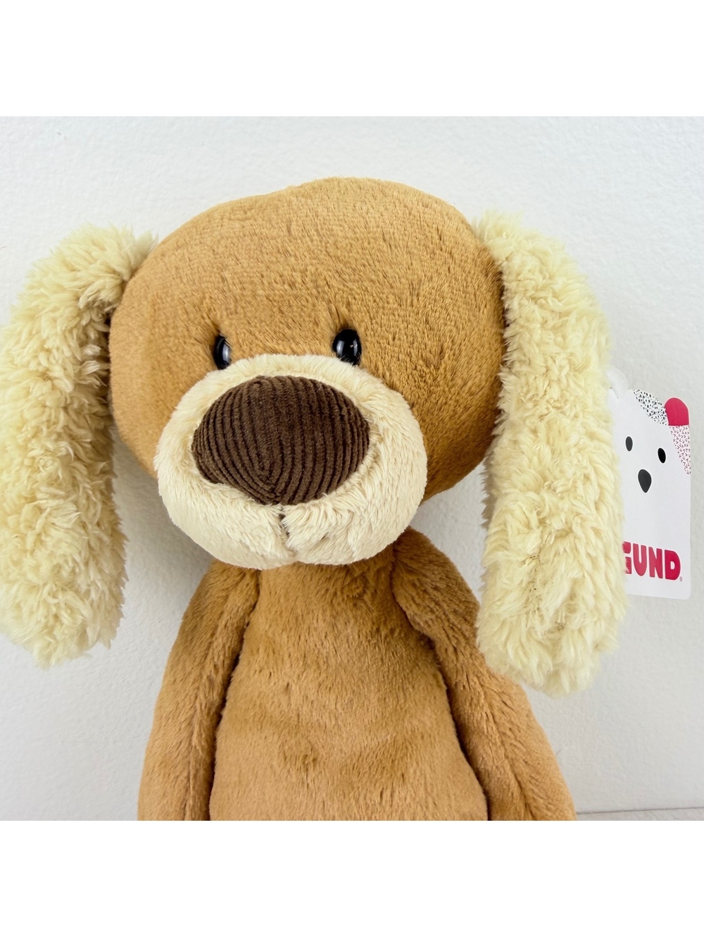 GUND Take-Alongs Masi Puppy Dog 15" Plush 6065820 Brown Cream NWT 2023